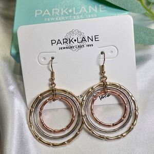 Park Lane Dual-Tone Circular Earrings